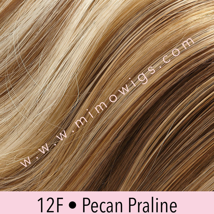 12F • PECAN PRALINE | Light Gold Brown, Light Natural Gold Blonde & Pale Natural Gold-Blonde Blend