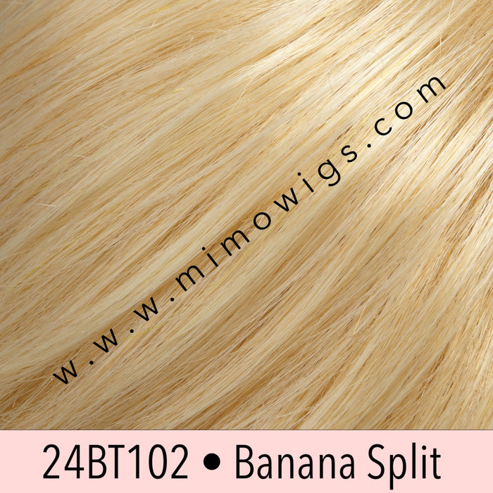 24BT102 • BANANA SPLIT | Light Gold Blonde & Pale Natural Blonde Blend with Pale Natural Blonde Tips