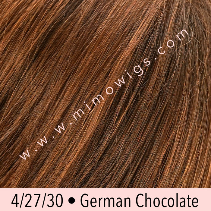 6F27 • CARAMEL RIBBON | Brown with Light Red-Gold Blonde Highlights & Tips