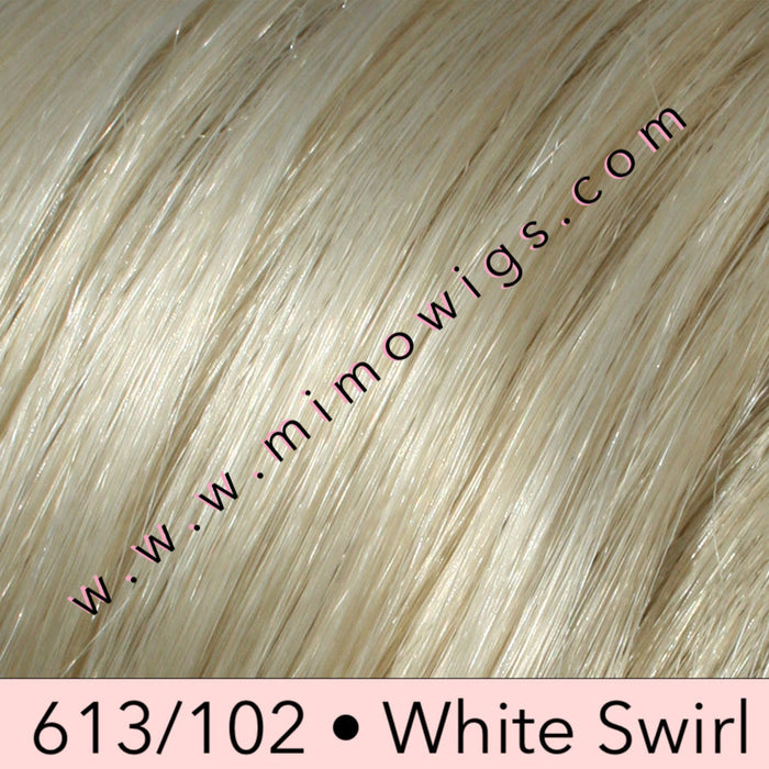 613/102 • WHITE SWIRL | Pale Natural Gold Blonde w/ pale warm gold blonde