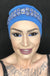 Carolina Blue Sky Diamond Crown by Masumi Headwear | shop name | Medical Hair Loss & Wig Experts.